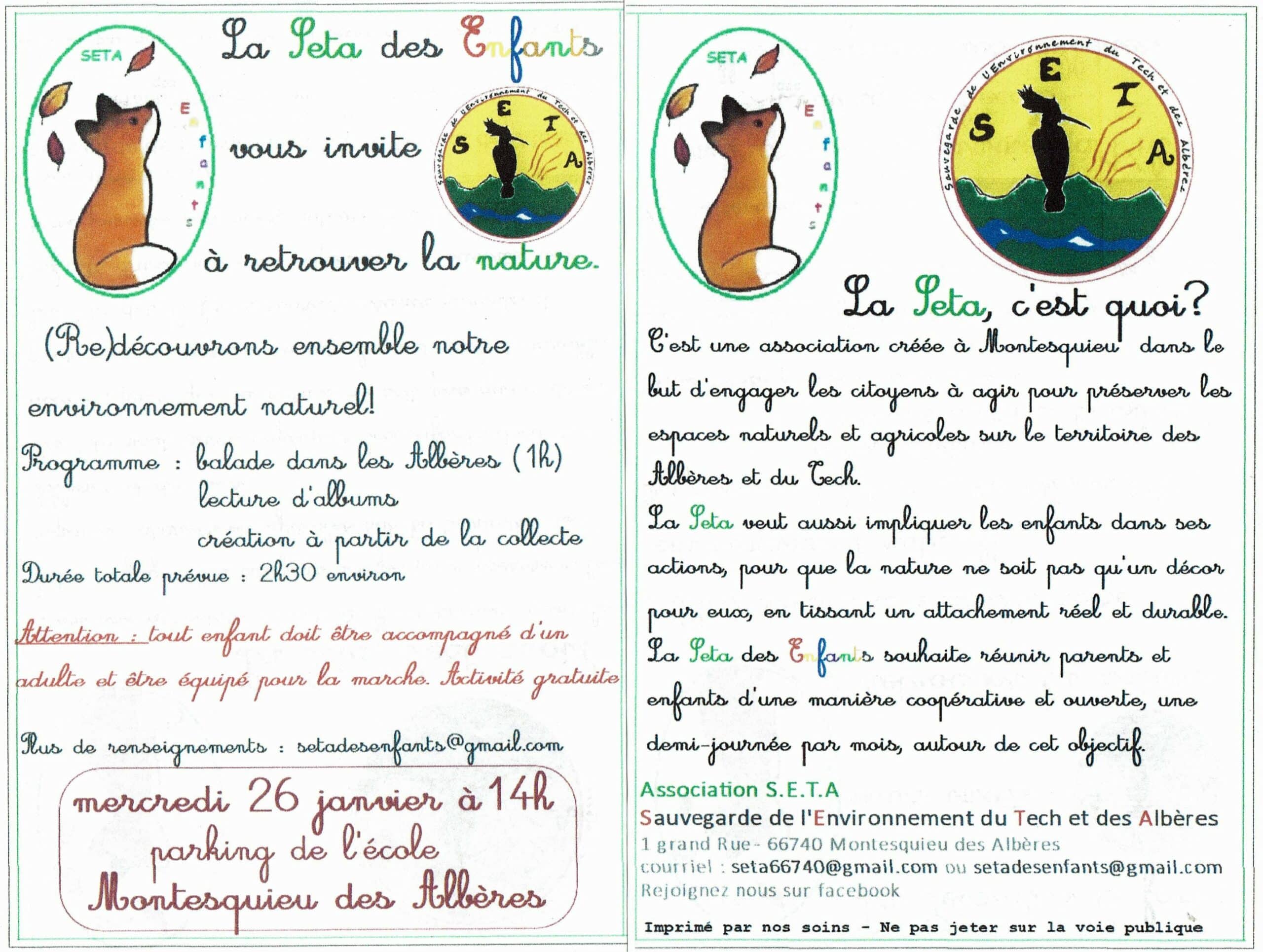 Flyer Seta 26 janvier