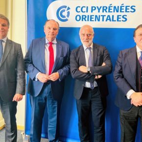 Laurent Gauze et les membres de la d%C3%A9l%C3%A9gation des CCI de Valencia et Alicante