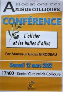 Conf.Girodeau. Collioure 12 Mars