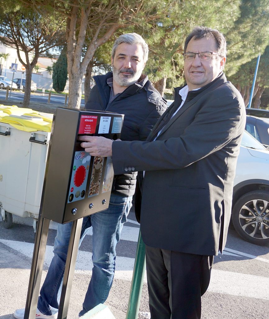 Nouveau collecteur de bouchons Sud Roussillon 1