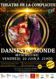Affiche du 10 Juin Danse du monde