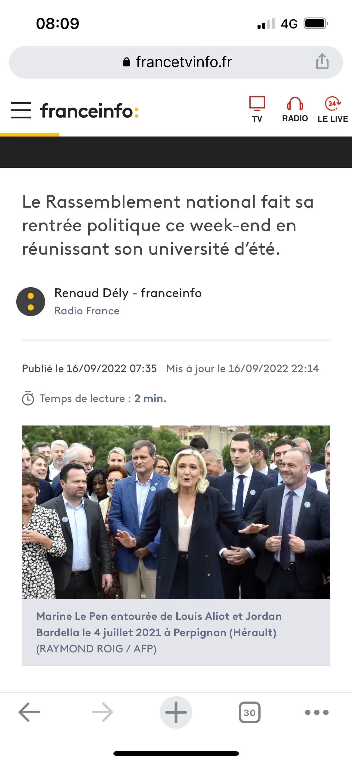 Le Rassemblement national se choisit un pre sident
