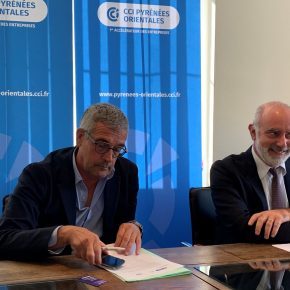 Marc Bernadi et Laurent gauze lors de la conf%C3%A9rence de presse de la journ%C3%A9e Yachting