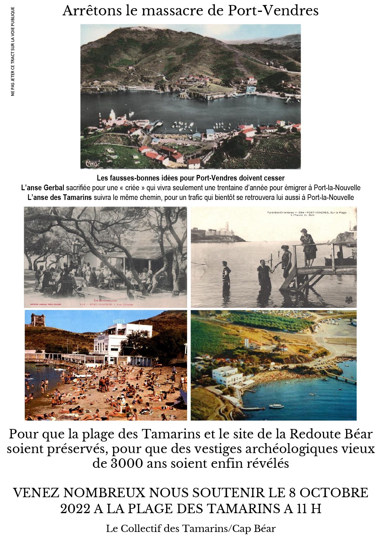 Arrêtons le massacre de Port Ven dres