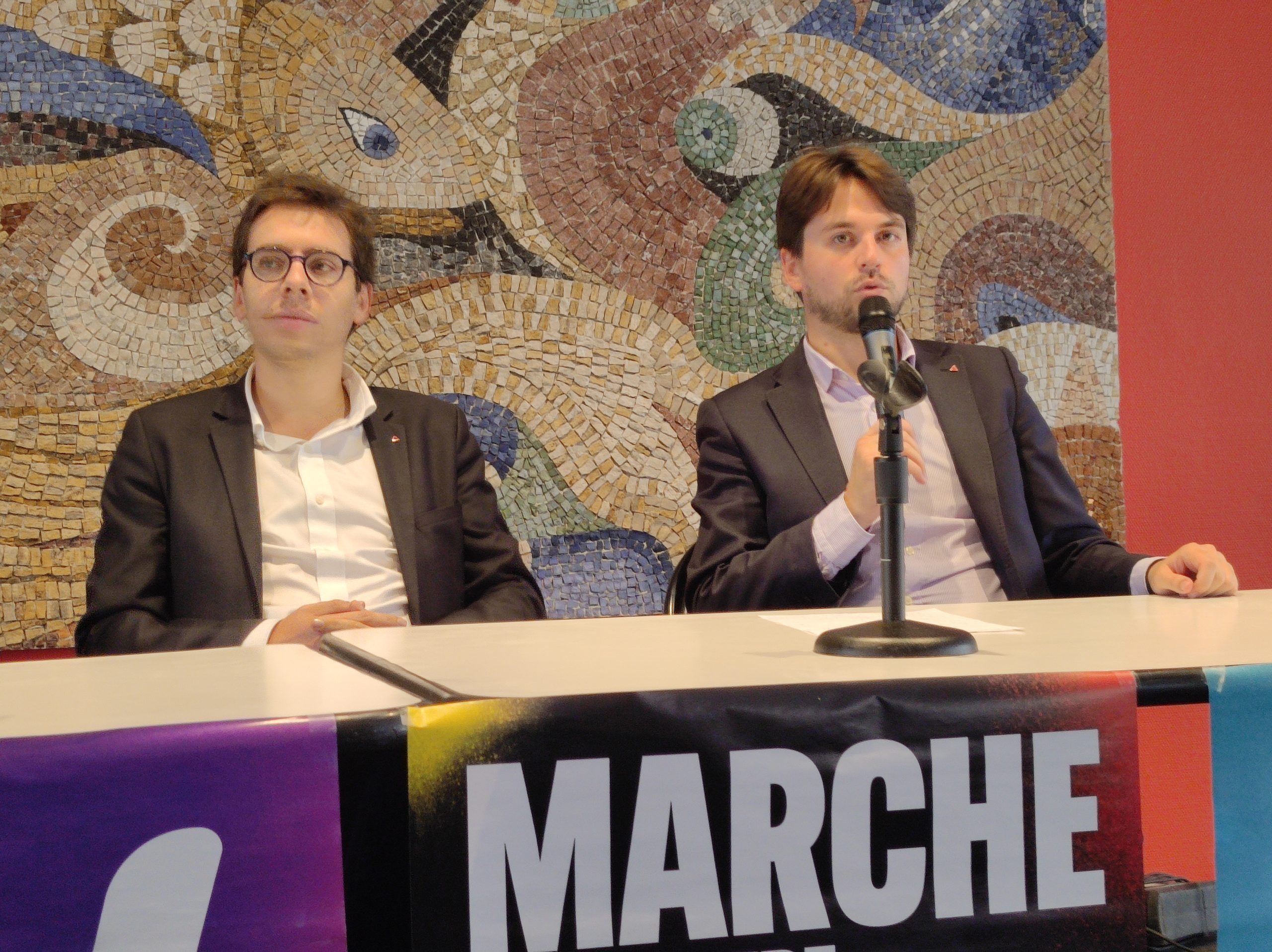Hadrien Clouet et Aurélien Saintoul