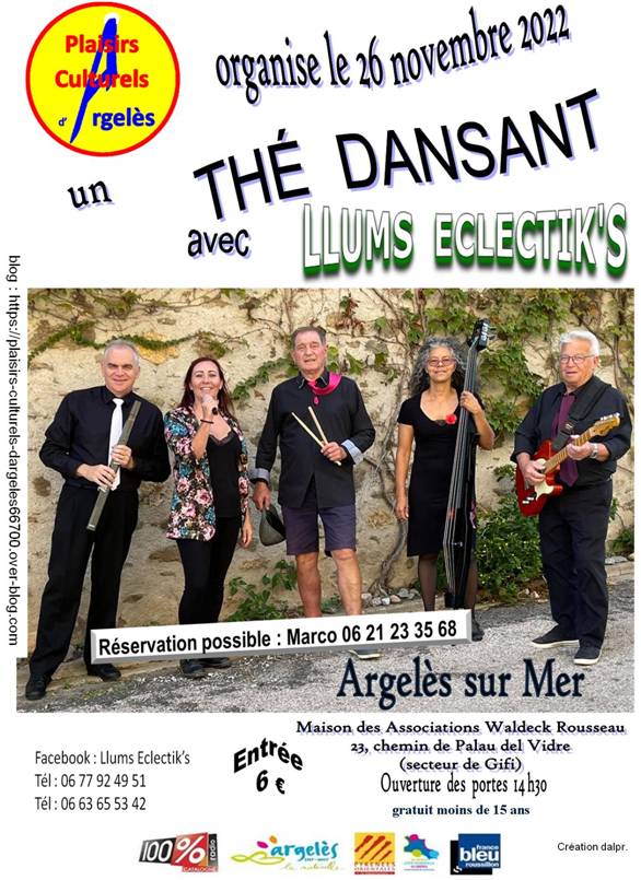 flyer thé dansant A5