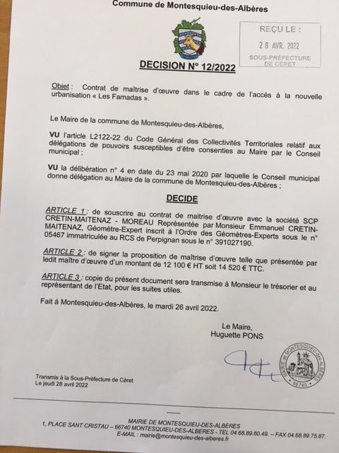 décision 12-2022