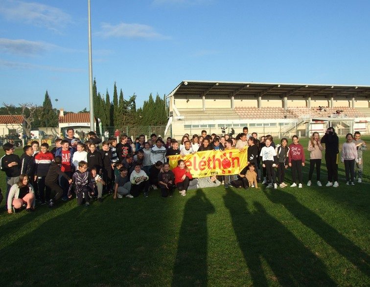 Les CM2 après la course