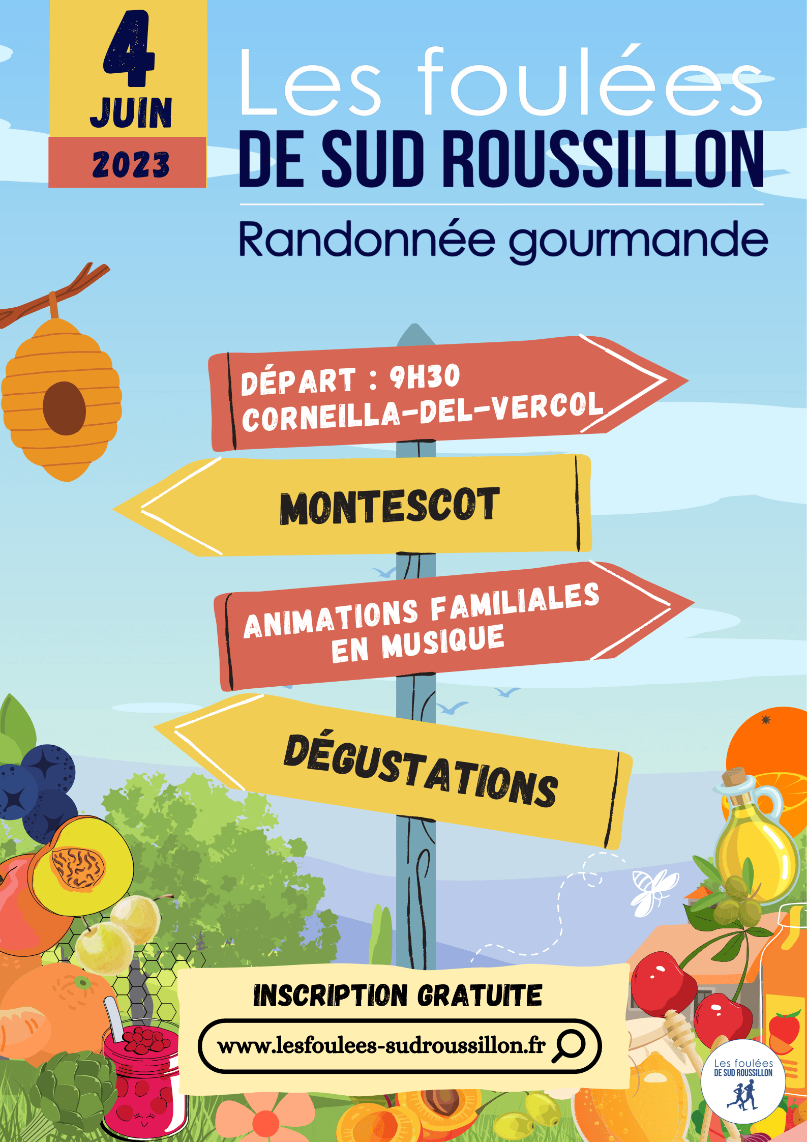 Affiche Randonnée Gourmande