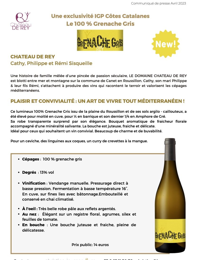 CP GRENACHE GRIS