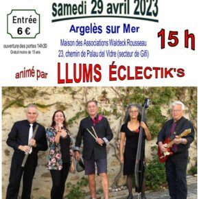 affiche A4 thé dansant 29 avril