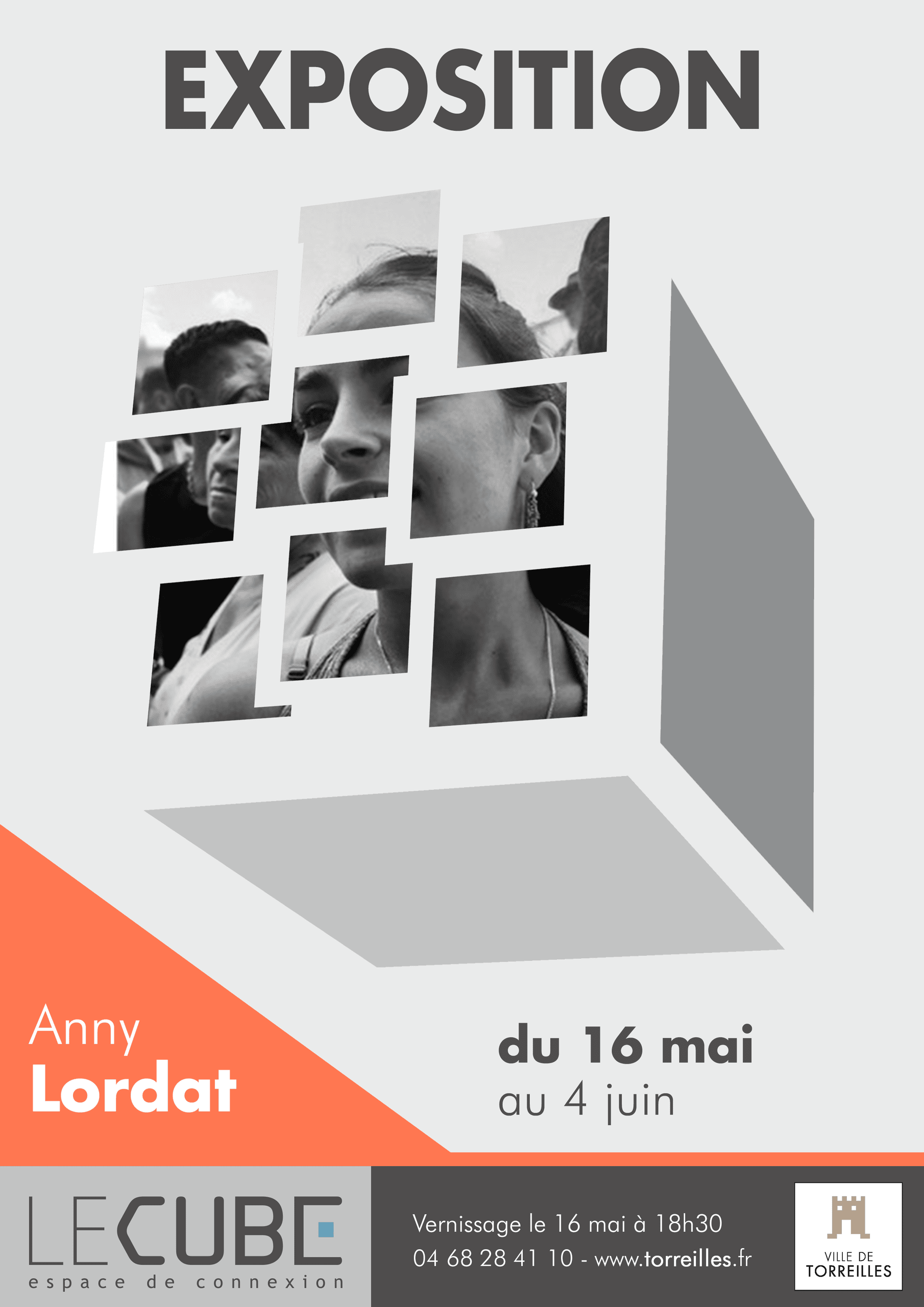 Affiche expo Anny Lordat