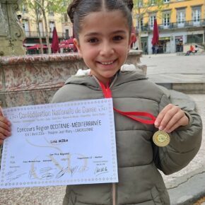 Lina MIRA 1er prix régional concours danse région occitanie