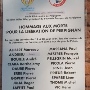 La plaque inaugurée
