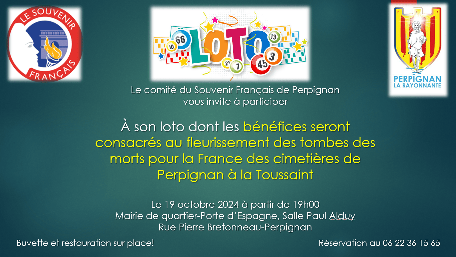 Invitation loto Perpignan