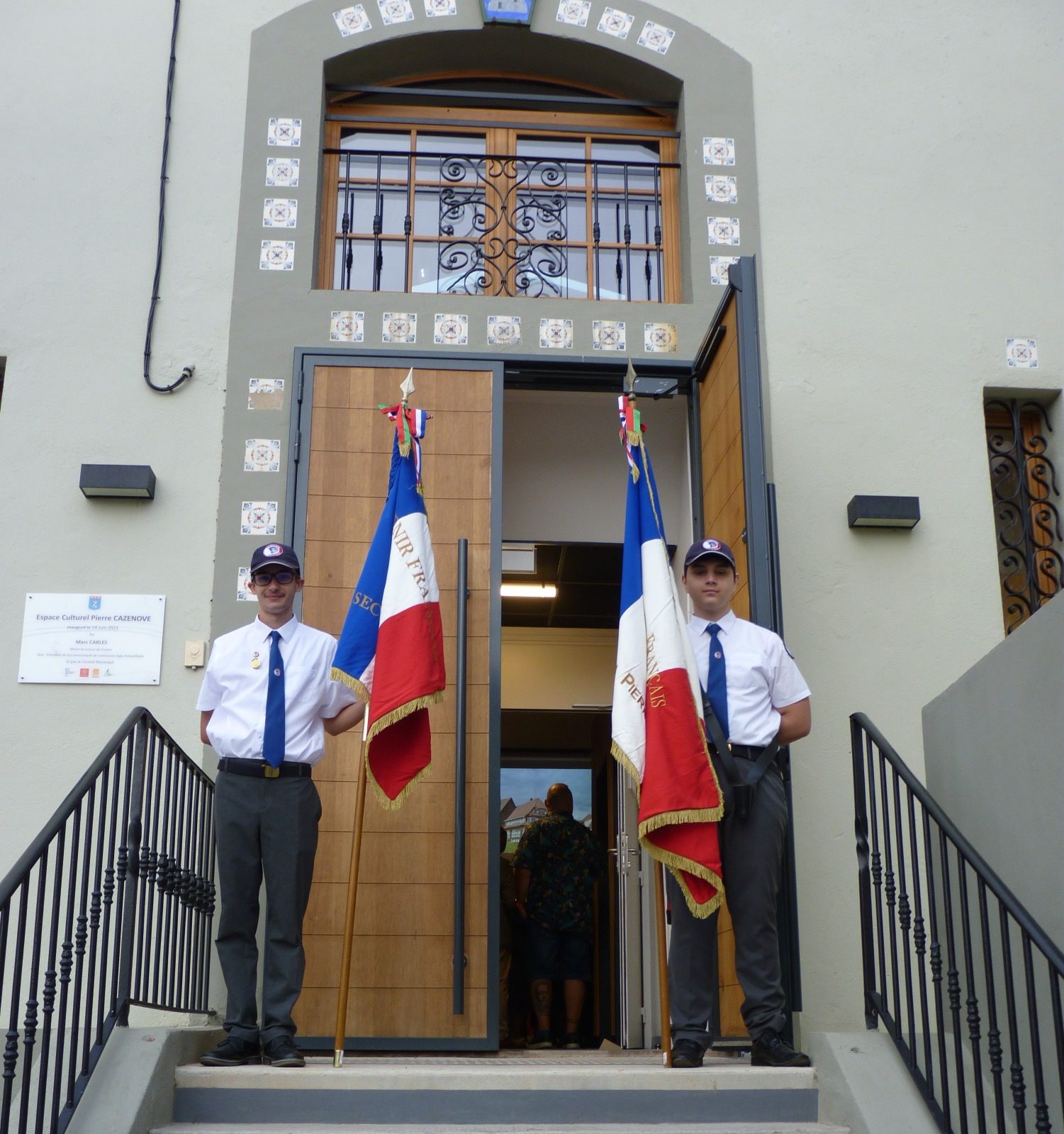Antony et Jules acceuillent les présidents
