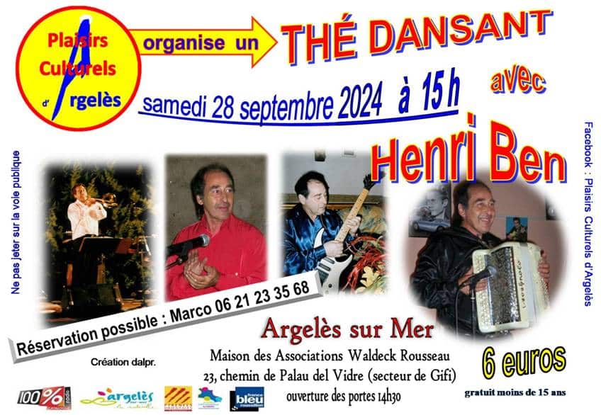 flyers A5 thé dansant 28 sept