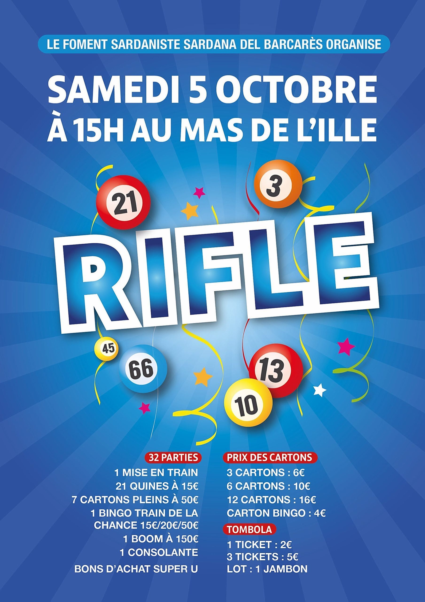 affiche rifle du 5 octobre 2024