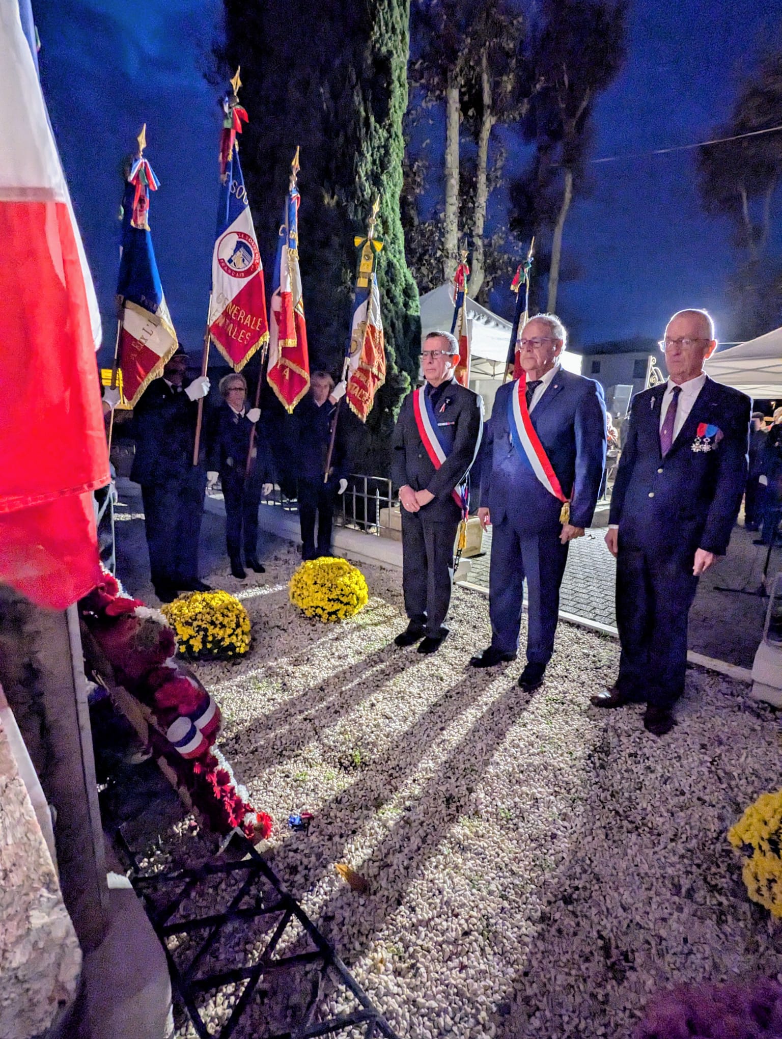 Dépot de la gerbe de la France Libre