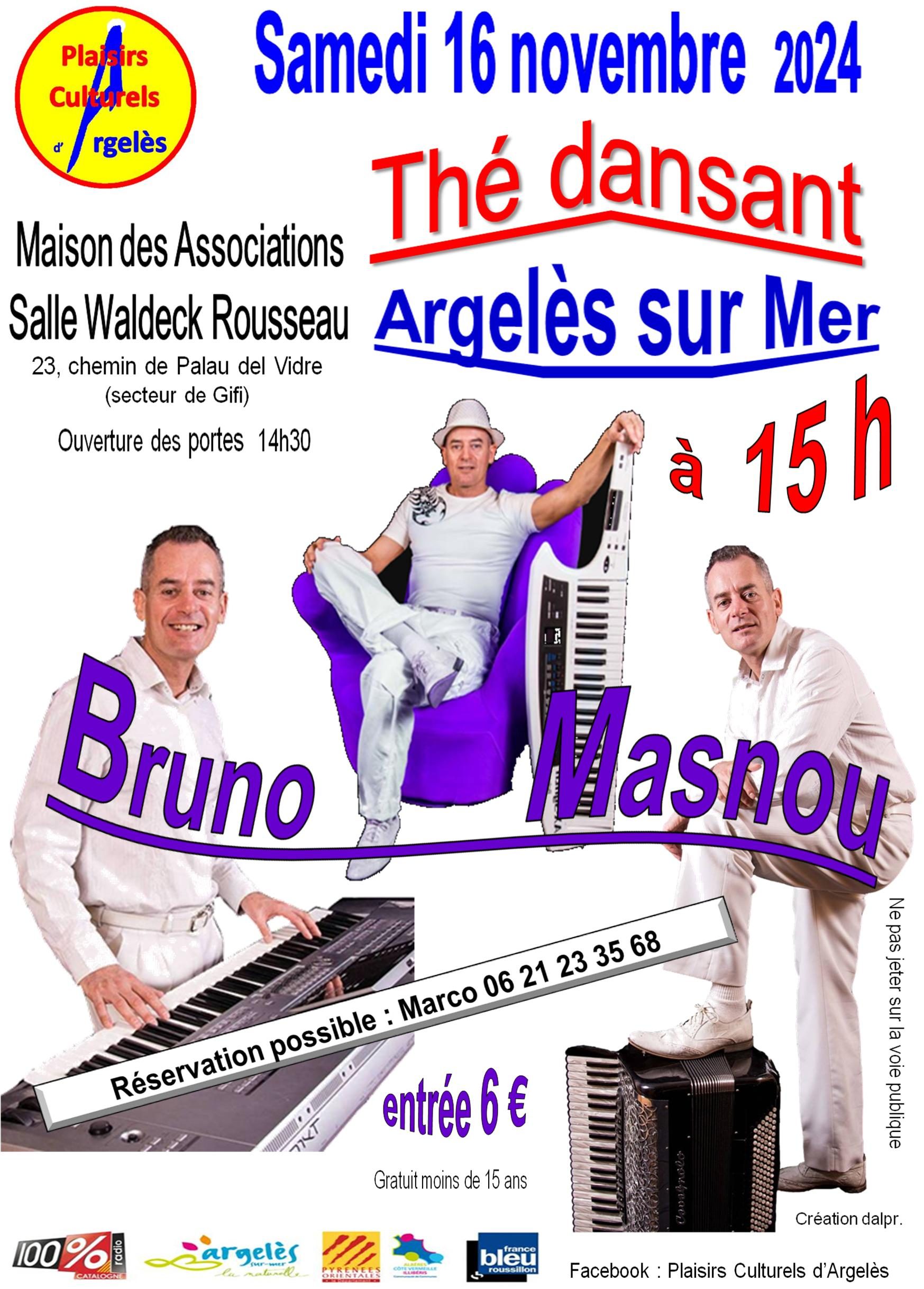 affiche A4 thé dansant 16 novembre