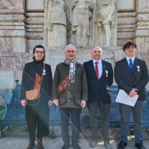La famille Arjona et le général Gilles Glin