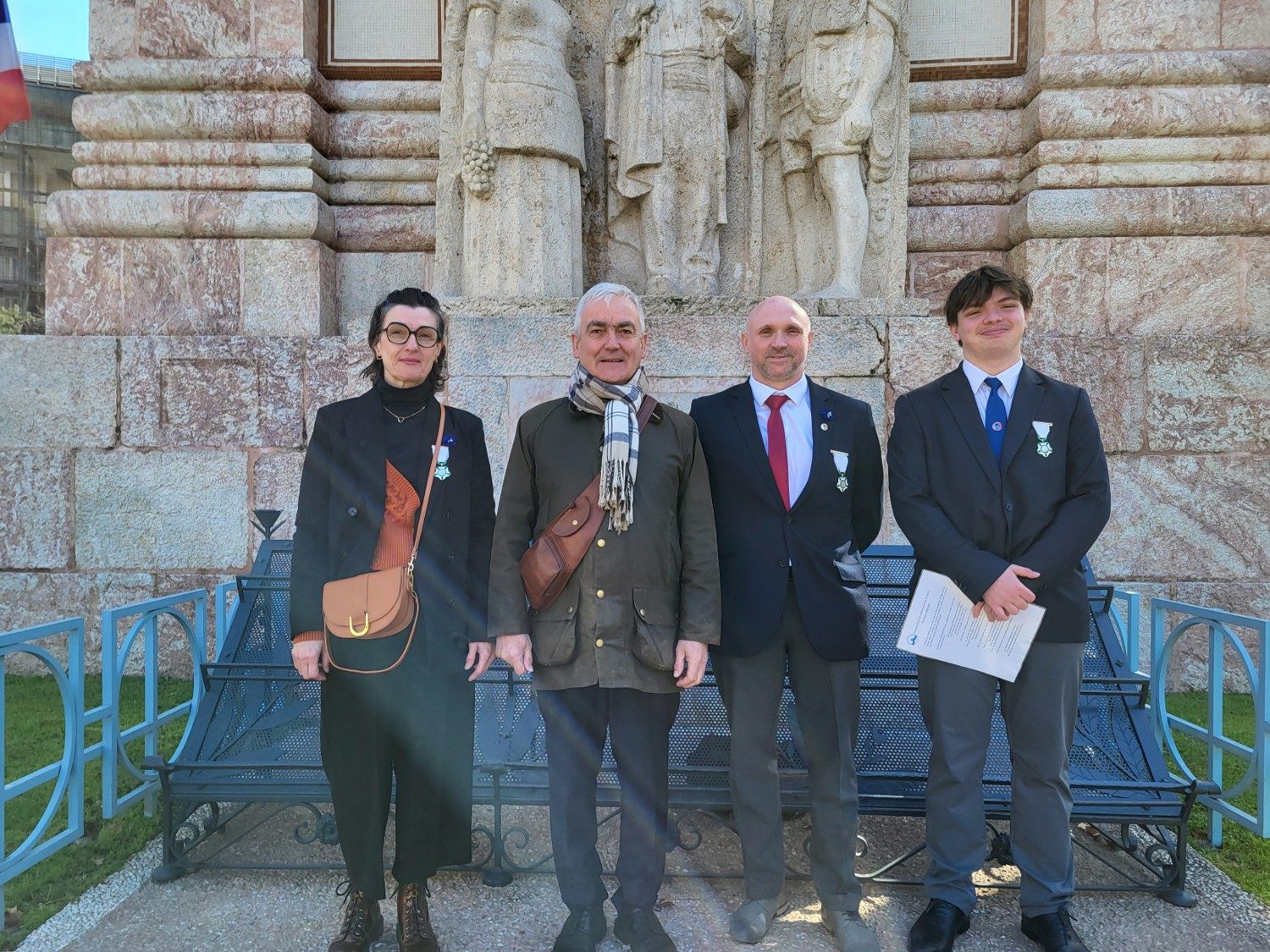 La famille Arjona et le général Gilles Glin