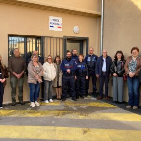 inauguration interne du poste police municipale