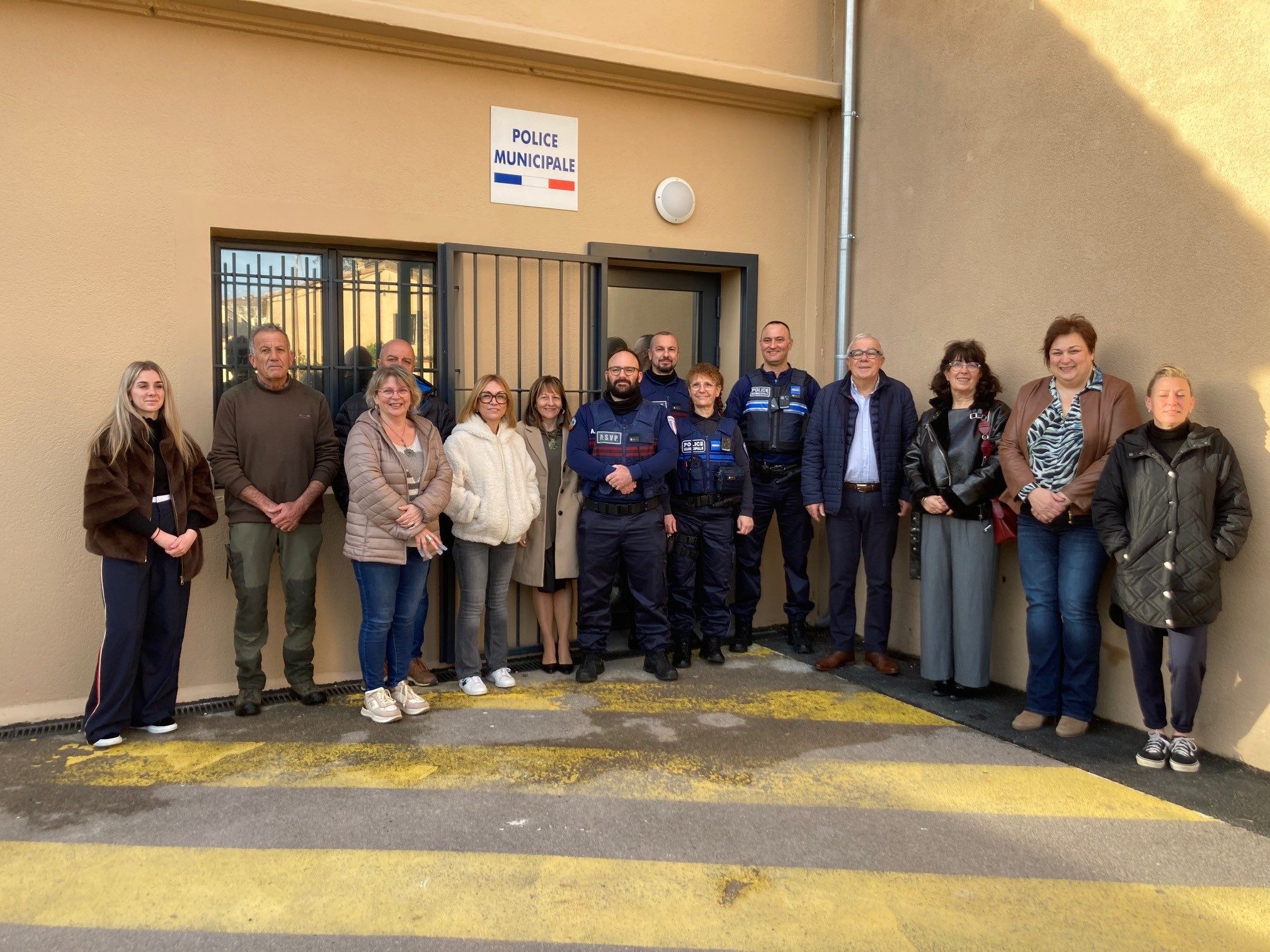 inauguration interne du poste police municipale