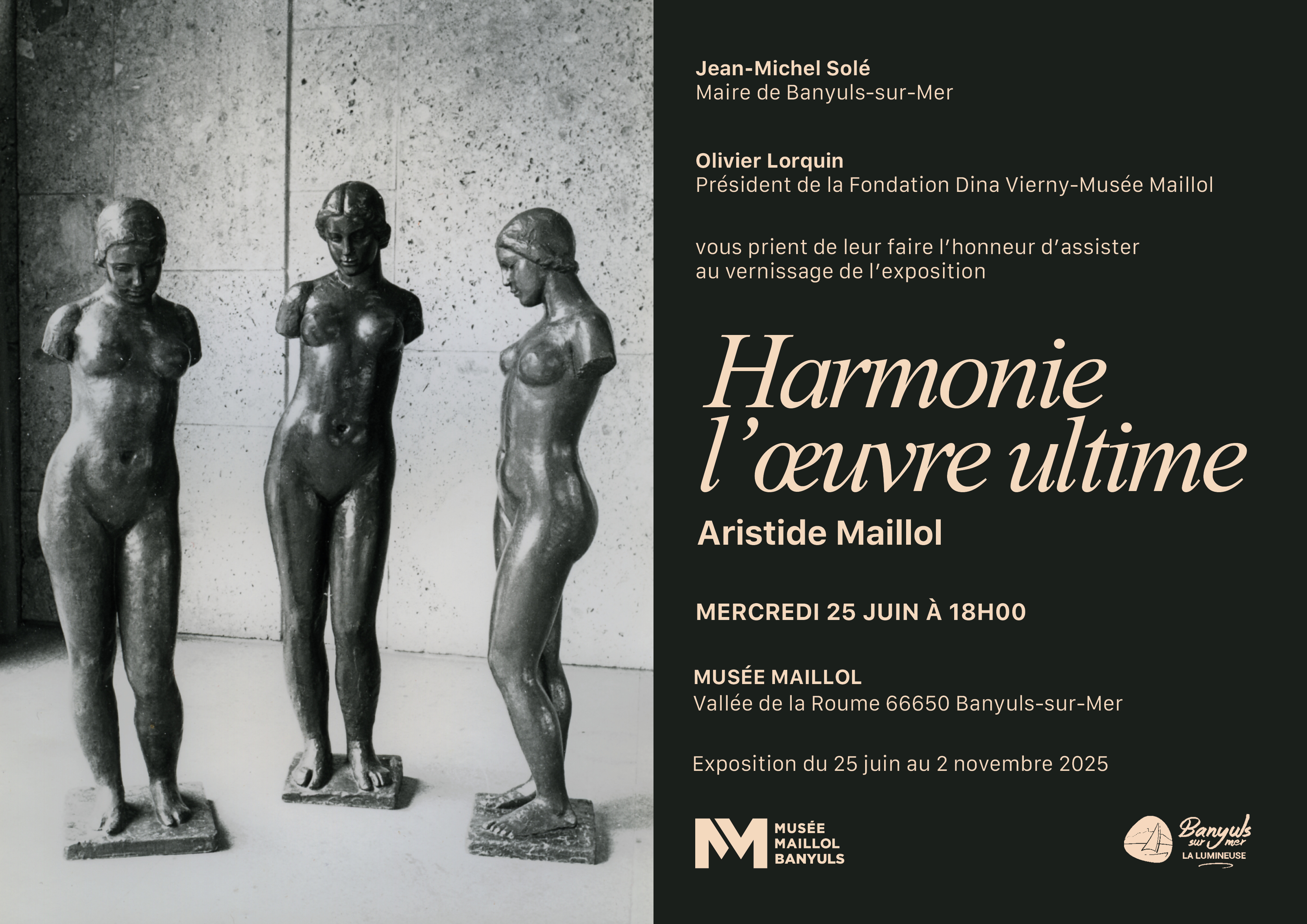 1ba30afc carton invitation maillol harmonie
