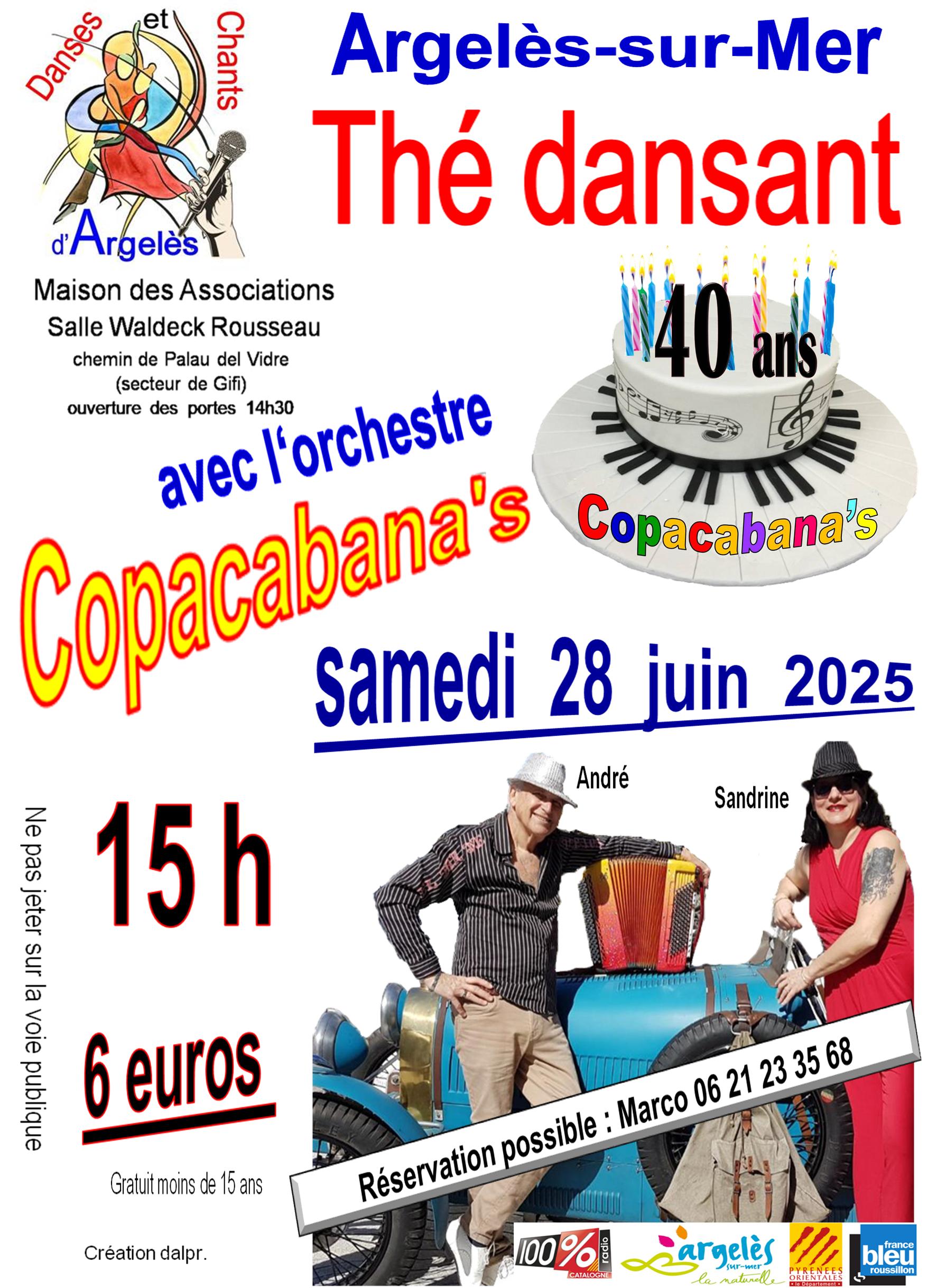 E2384336 affiche a4 the dansant 28 juin