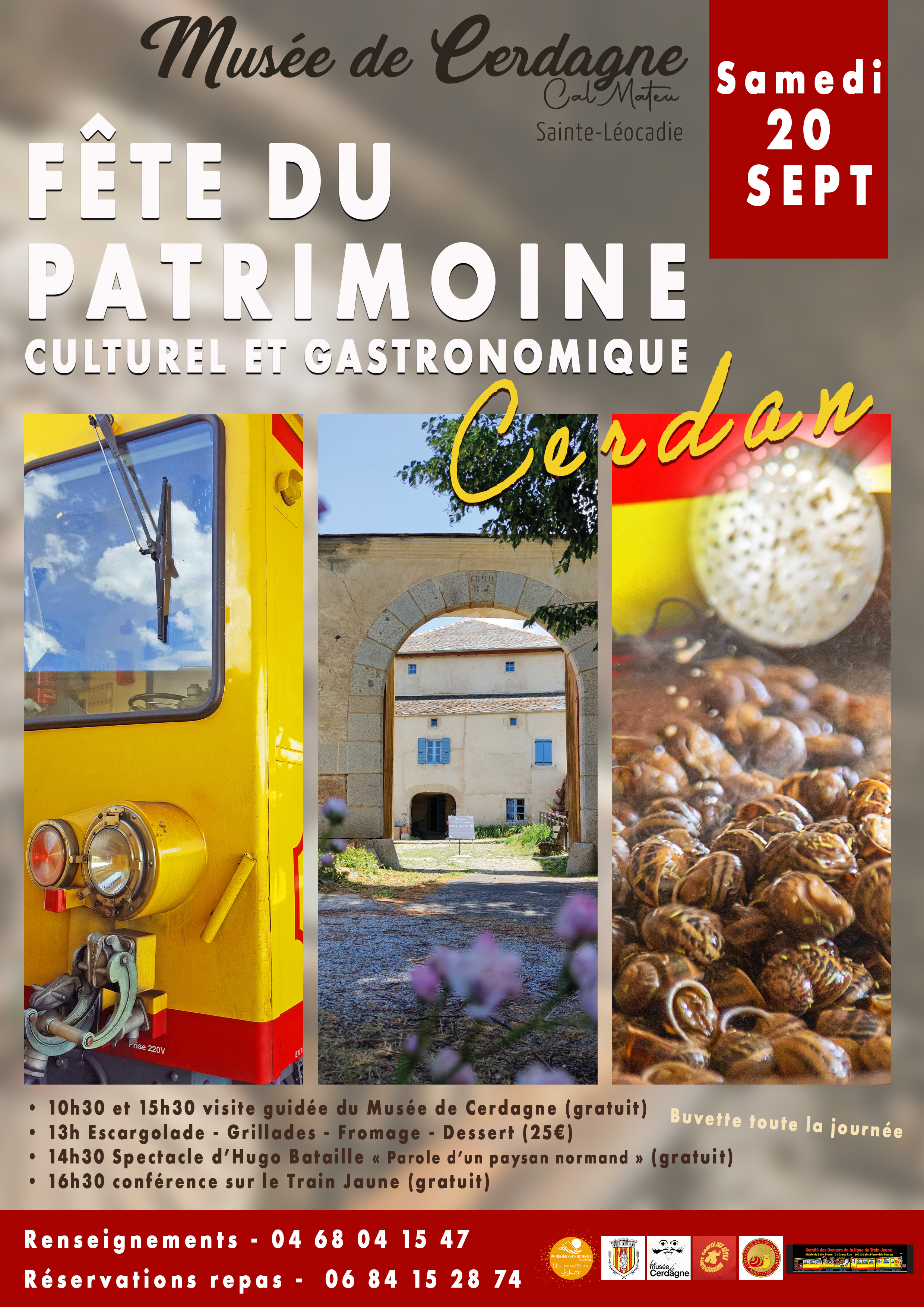 4325850c affiche fete du patrimoine culturel et gastronomique cerdan avec program