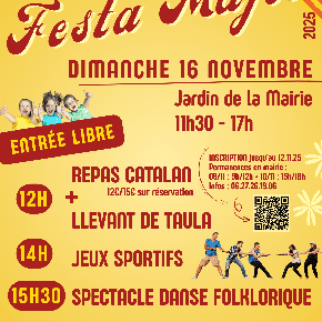 Festa Major A3 avec infos inscriptions Repas