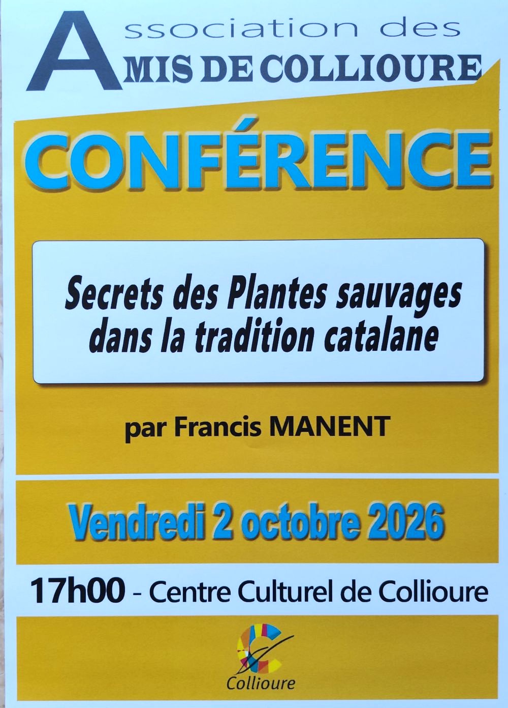 Amis de Collioure 02.10.2026