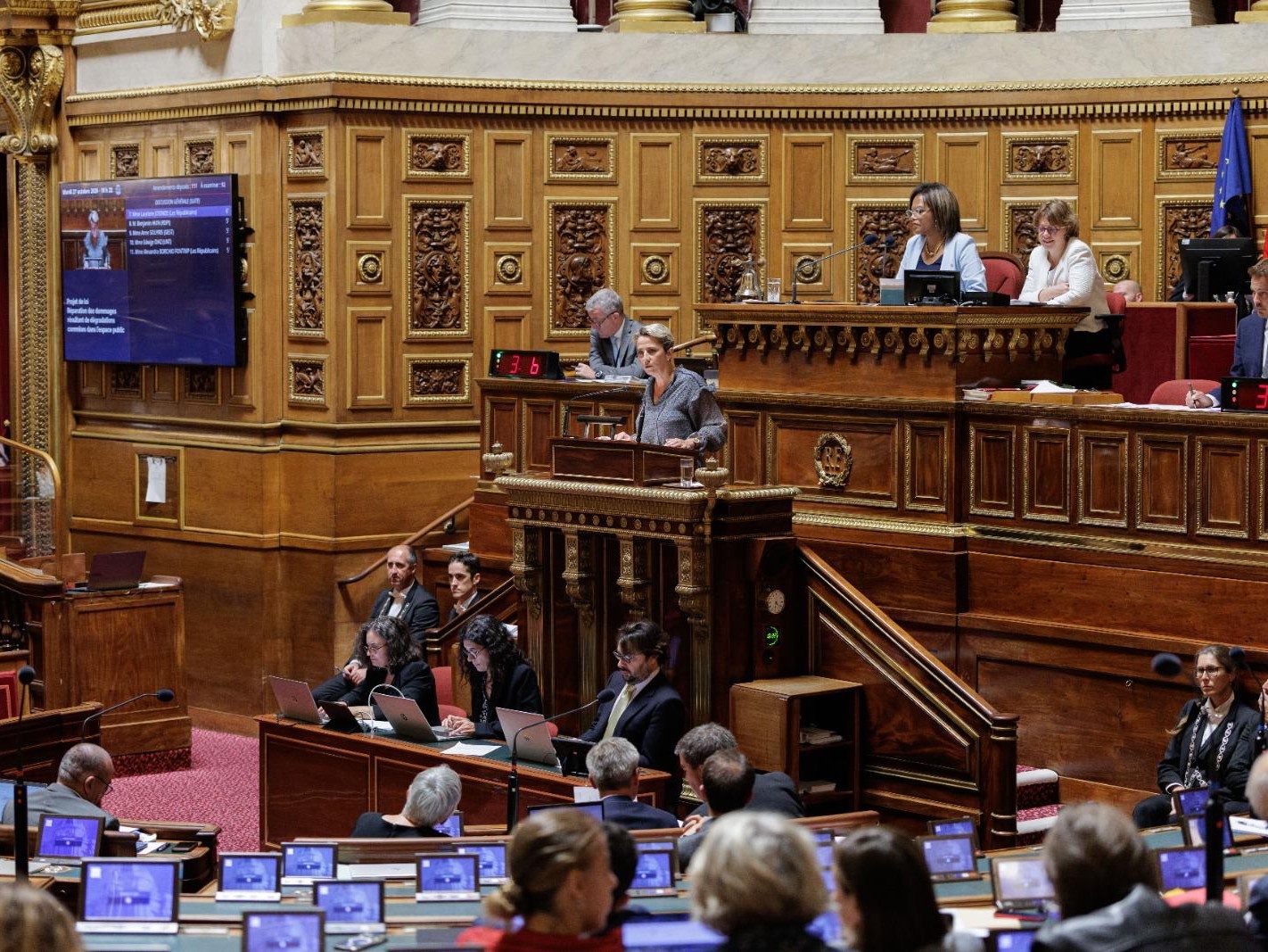 Photo en séance