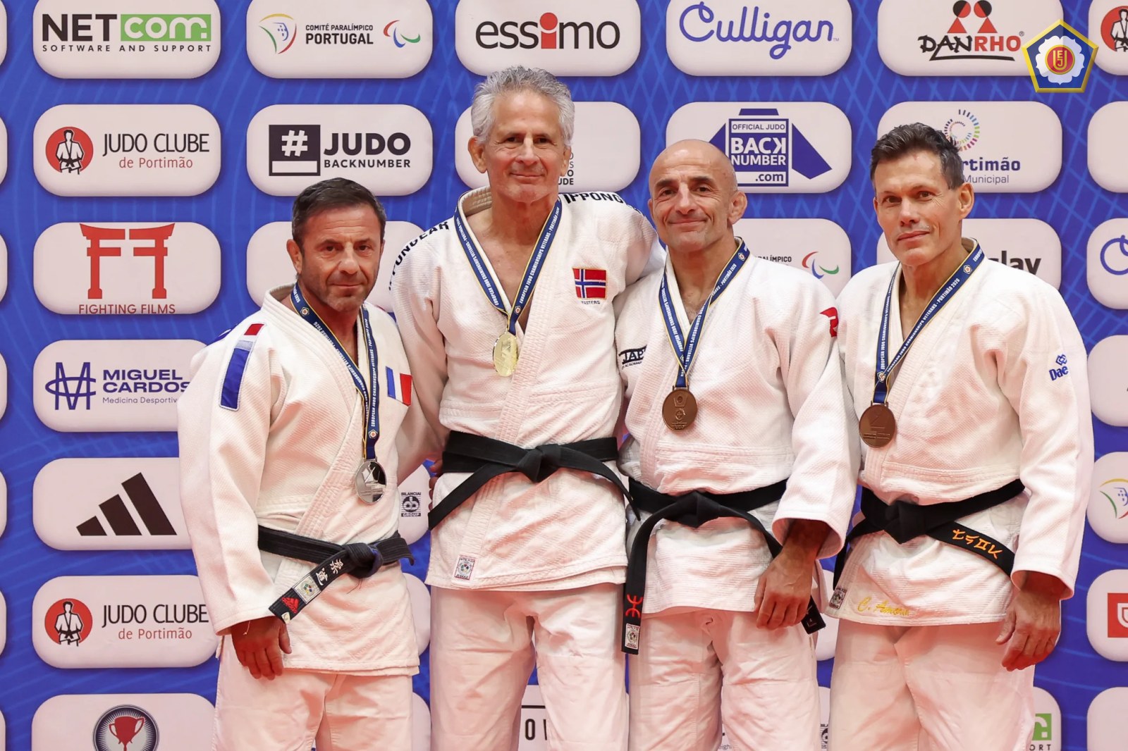 Podium Jean-Luc GARCIA – creÌ dit Carlos Ferreira pour l&rsquo;E uropean Judo Union 2